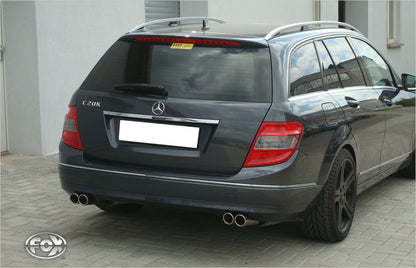 Mercedes C-Klasse 4 Zylinder - W204/S204 Endschalldämpfer rechts/links mit Y-Verbindungsstück - 2x70 Typ 16 rechts/links