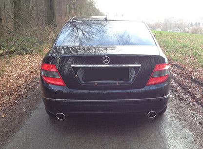 Mercedes C-Klasse 4 Zylinder - W204/S204 Endschalldämpfer rechts/links mit Y-Verbindungsstück - 115x85 Typ 38 rechts/links