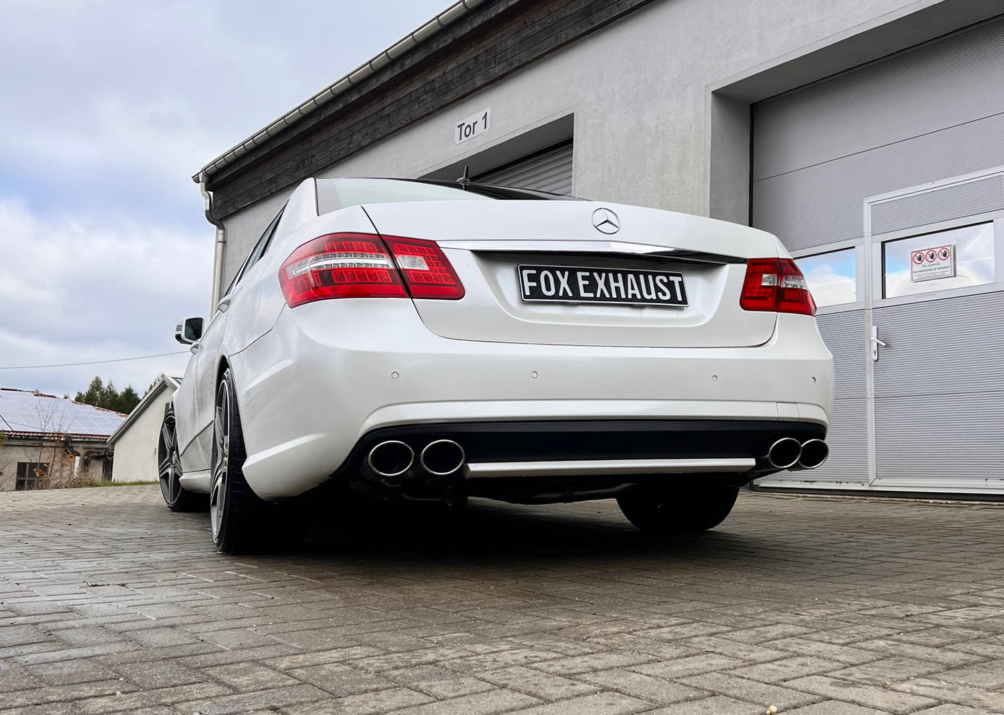 FOX Mercedes E-Klasse 212 Endschalldämpfer rechts/links - 2x115x85 Typ 32 rechts/links