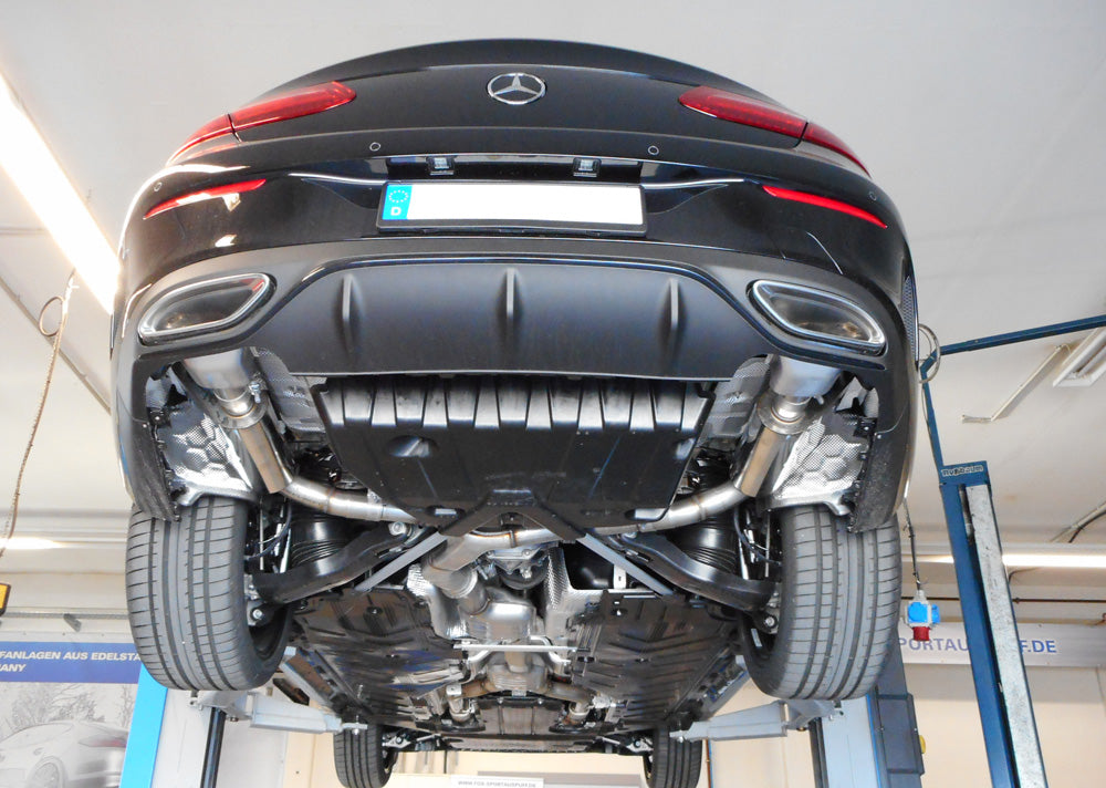 Mercedes E-Klasse A238 Cabrio Endschalldämpfer rechts/links ohne Endrohre
