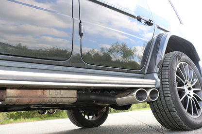 Mercedes G-Klasse G500 310kW - 463 Endrohr zum anstecken - 2x115x85 Typ 38 rechts und links unterm Trittbrett