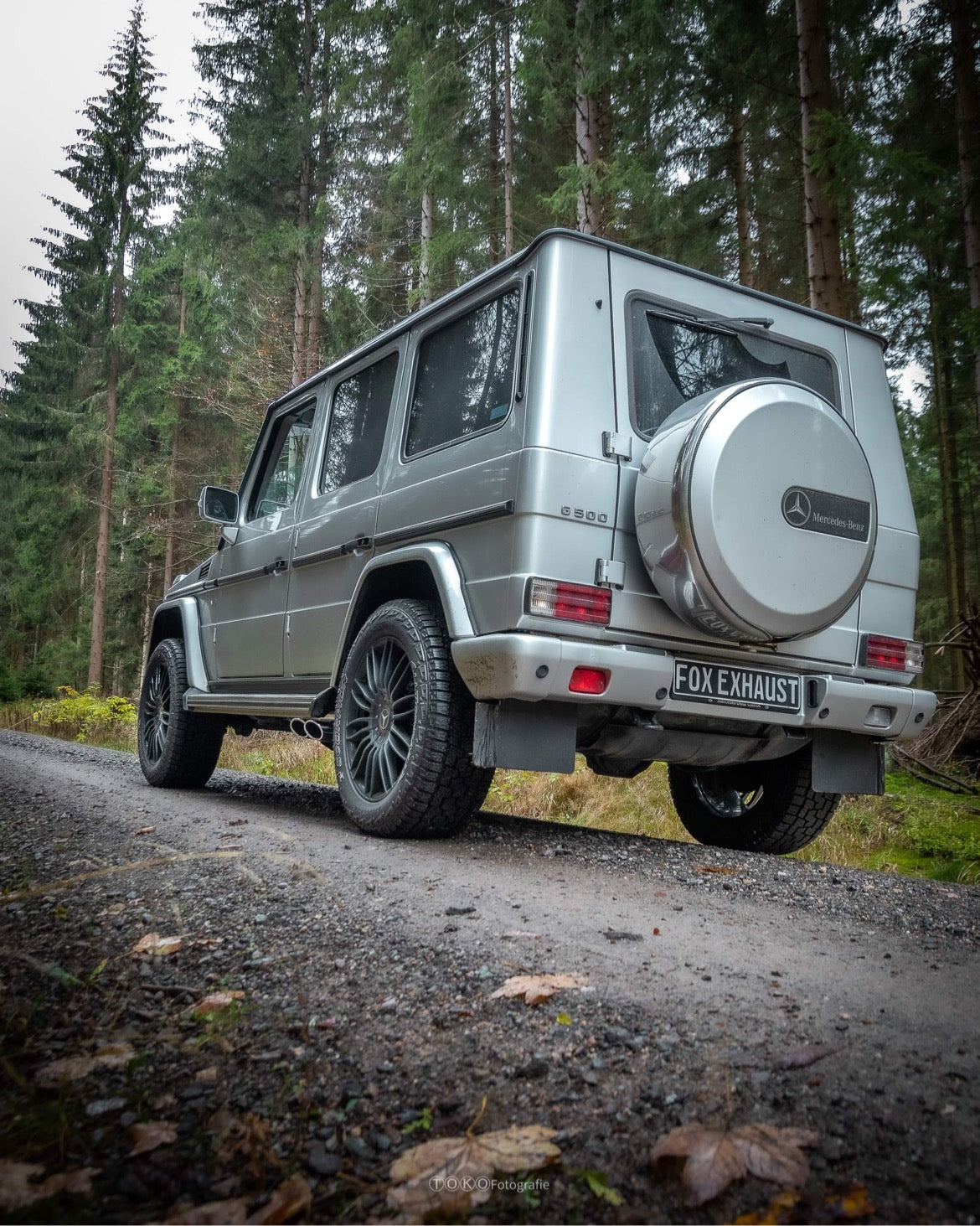 FOX Mercedes G-Klasse G500 - 453 Auspuffanlage ab Kat - 2x115x85 Typ 32