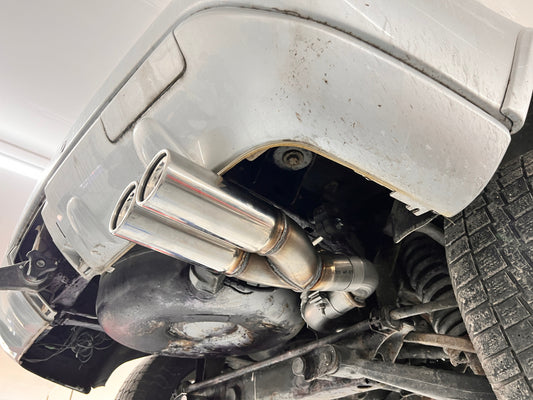 FOX Mercedes M-Klasse Typ W163 - Facelift Endschalldämpfer (Eingang zweiflutig) - 2x80 Typ 13