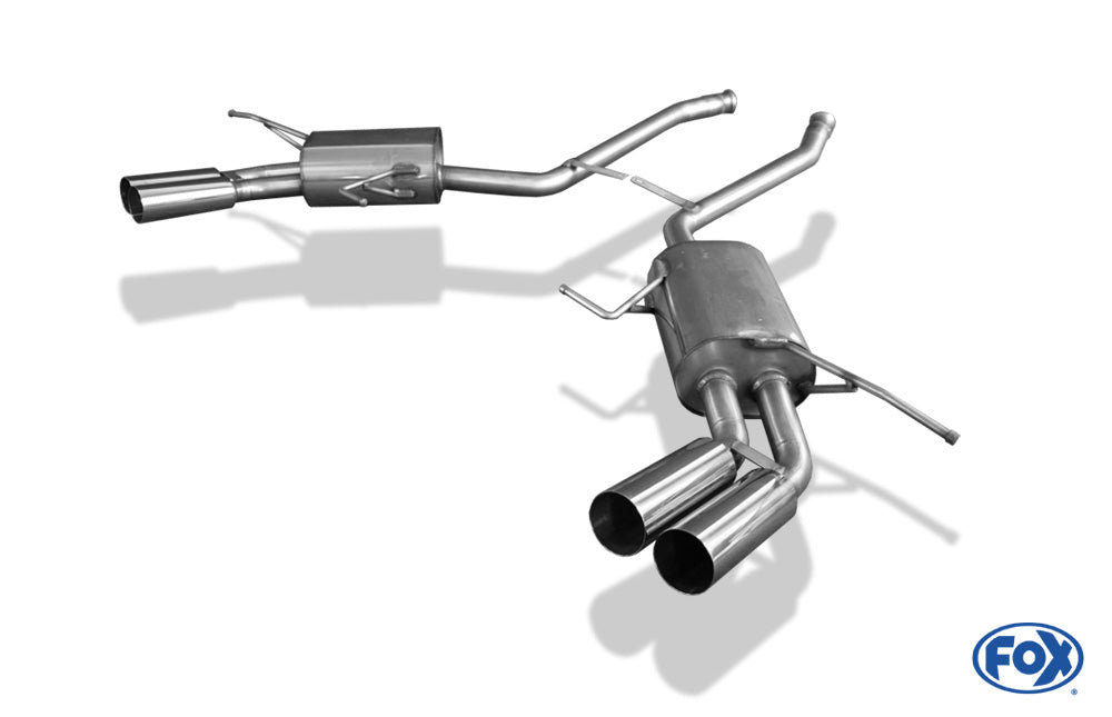 Mercedes M-Klasse Typ W164 Endschalldämpfer rechts/links - 2x76 Typ 10 rechts/links