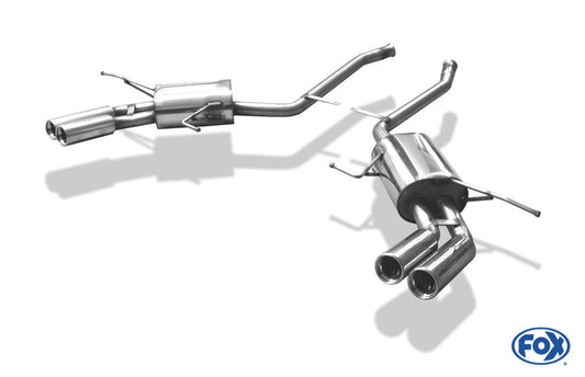 Mercedes M-Klasse Typ W164 Endschalldämpfer rechts/links - 2x76 Typ 13 rechts/links