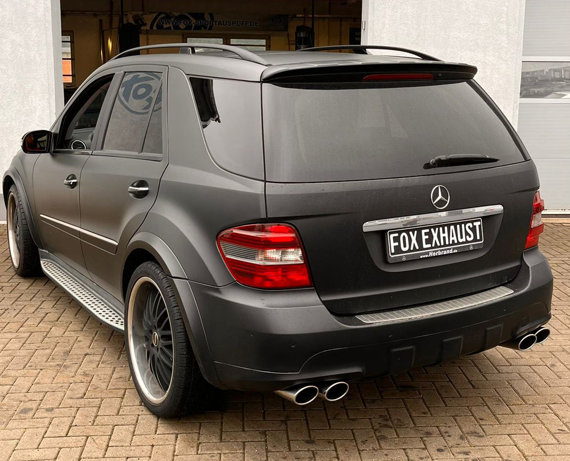 FOX Mercedes M-Klasse Typ W164 Endschalldämpfer rechts/links - 2x115x85 Typ 44 rechts/links