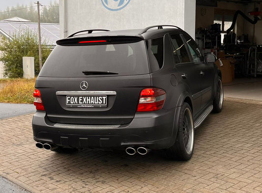 FOX Mercedes M-Klasse Typ W164 Endschalldämpfer rechts/links - 2x115x85 Typ 44 rechts/links