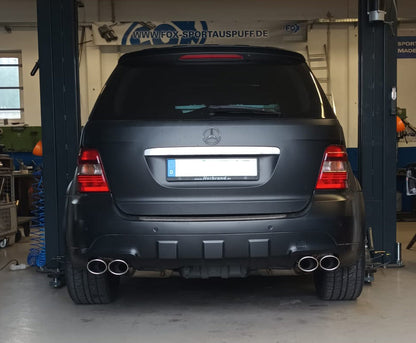 FOX Mercedes M-Klasse Typ W164 Endschalldämpfer rechts/links - 2x115x85 Typ 44 rechts/links