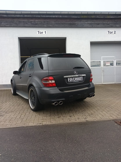 FOX Mercedes M-Klasse Typ W164 Endschalldämpfer rechts/links - 2x115x85 Typ 44 rechts/links