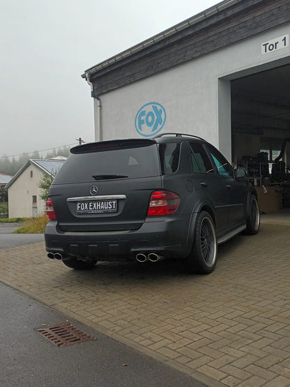 FOX Mercedes M-Klasse Typ W164 Endschalldämpfer rechts/links - 2x115x85 Typ 44 rechts/links
