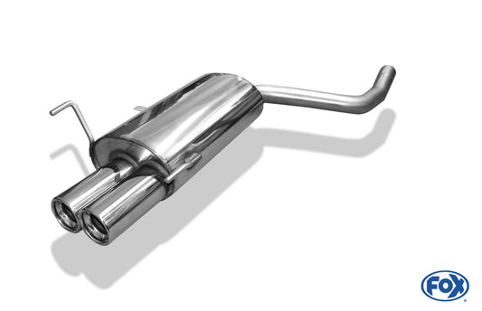 Mercedes CLK Typ 208 Endschalldämpfer  - 2x80 Typ 13