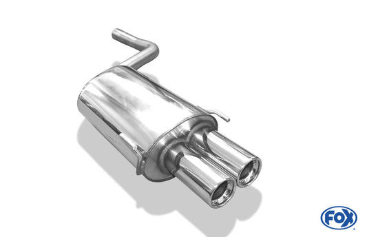 Mercedes CLK Typ 208 Endschalldämpfer  - 2x80 Typ 13
