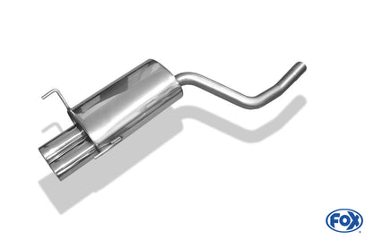 Mercedes CLK Typ 208 Endschalldämpfer  - 2x80 Typ 13