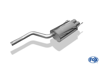 Mercedes CLK Typ 208 Endschalldämpfer  - 2x80 Typ 13