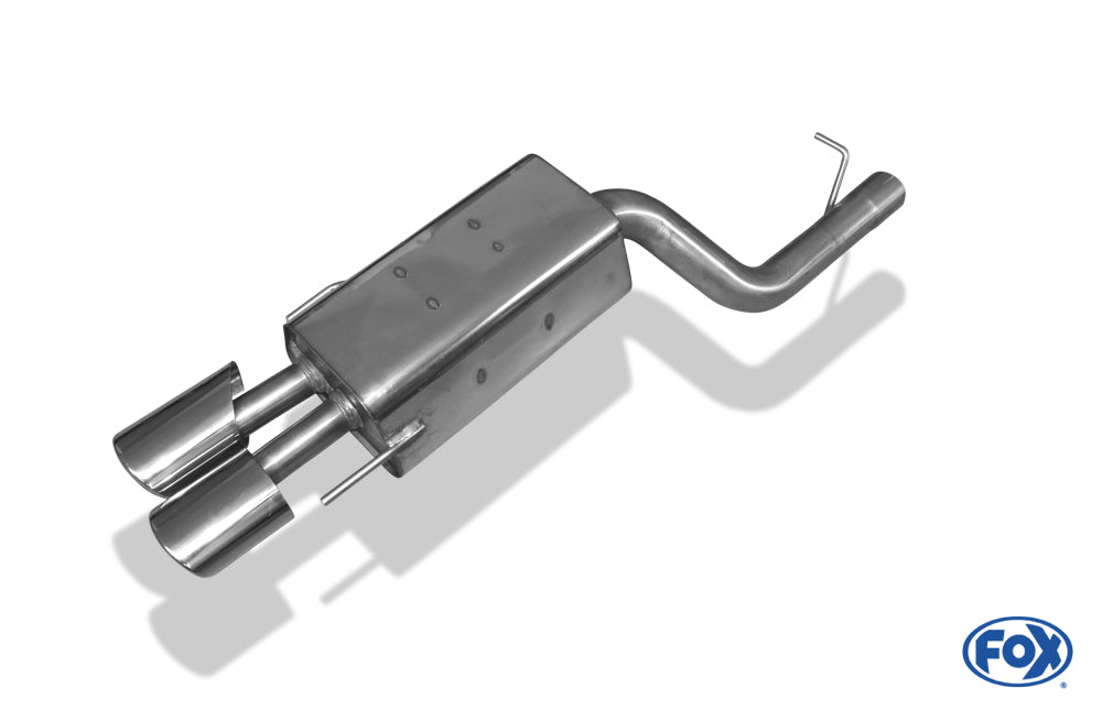 Mercedes CLK Typ 209 Endschalldämpfer einseitig Ø70mm - 2x115x85 Typ 32