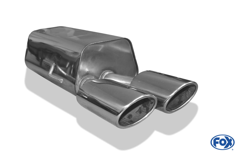 Mercedes CLK Typ 209 Endschalldämpfer einseitig Ø70mm - 2x115x85 Typ 32