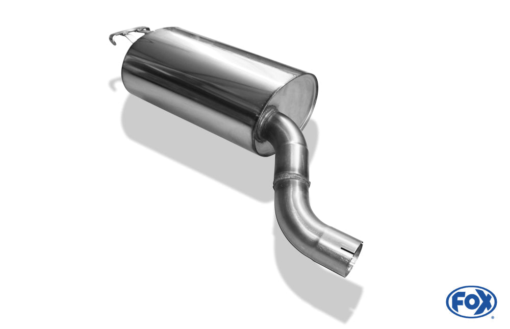 Mercedes SL Typ R129 Endschalldämpfer Ø70mm - 2x55 Typ 28 - Nur für Modelle mit serienmäßiger Steckverbindung! (kein Flansch!)