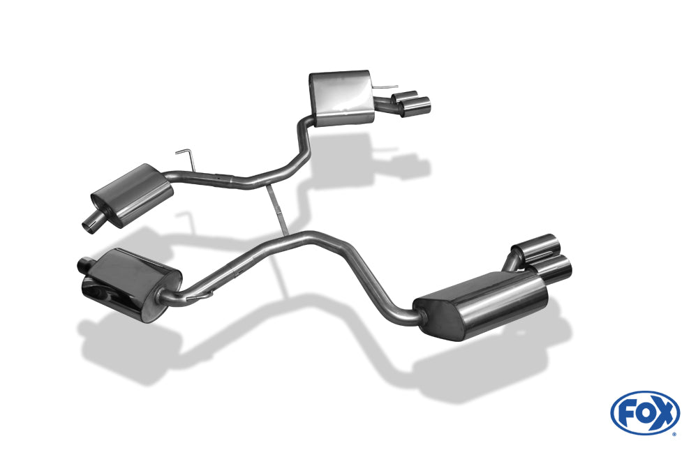 Mercedes SL Typ 230 Endschalldämpfer rechts/links - 2x80 Typ 13 rechts/links