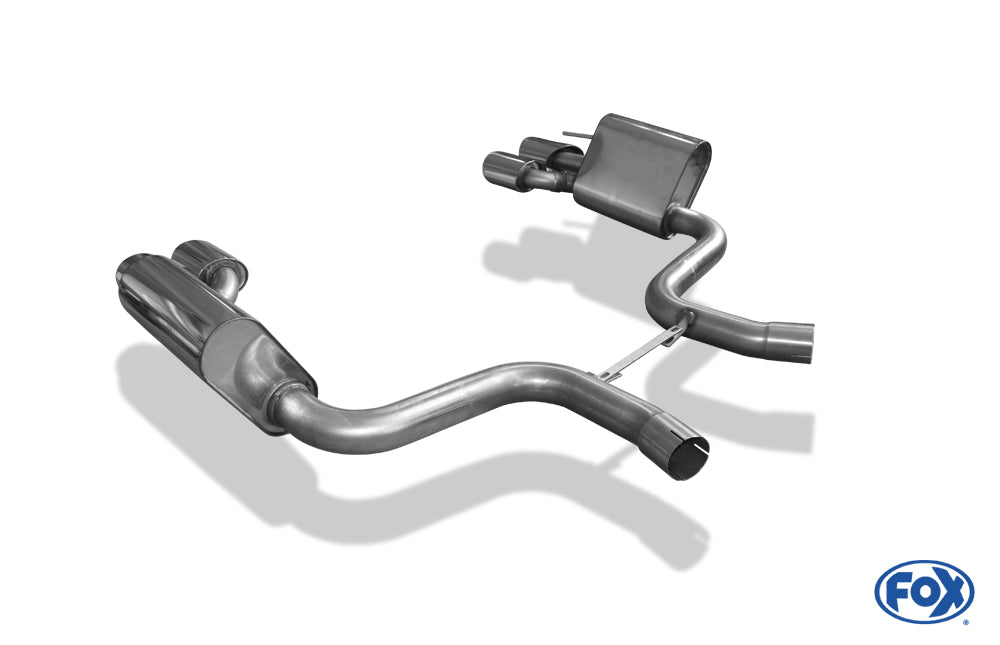 Mercedes SL55 R230 Endschalldämpfer rechts/links - 2x115x85 Typ 32 rechts/links