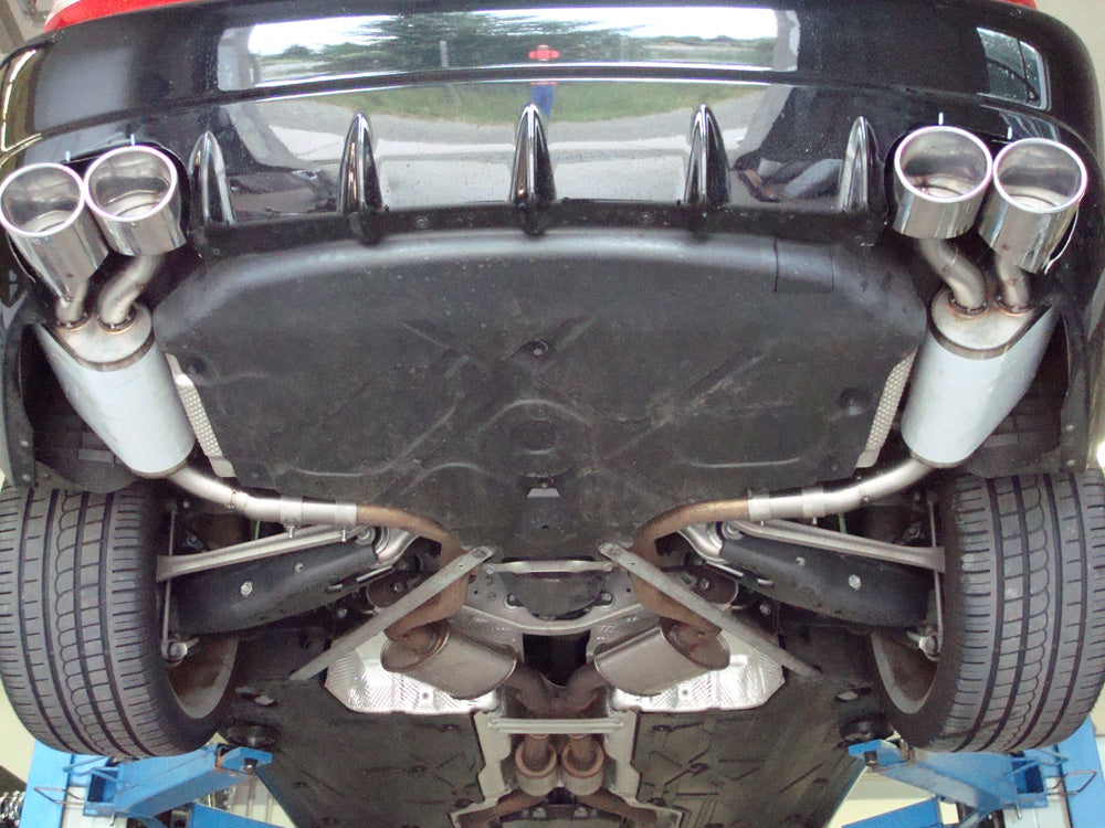Mercedes SL Typ 230 Facelift Endschalldämpfer rechts/links kurze Variante - 2x115x85 Typ 32 rechts/links