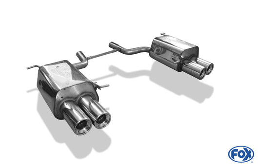 Mercedes SLK Typ 171 - 4/6 Zylinder Endschalldämpfer rechts/links - 2x90 Typ 13 rechts/links