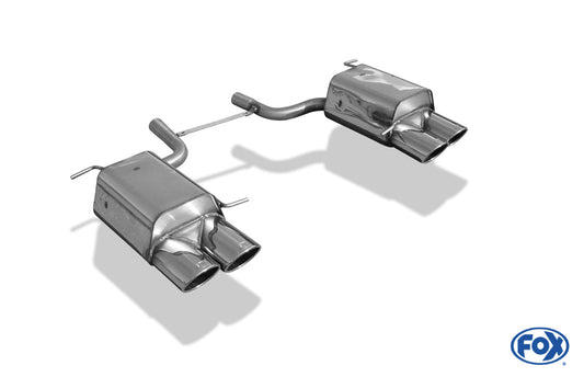 Mercedes SLK Typ 172 Endschalldämpfer rechts/links - 2x115x85 Typ 32 rechts/links