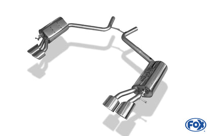 Mercedes CLS Typ C219 Endschalldämpfer rechts/links - 2x115x85 Typ 32 rechts/links