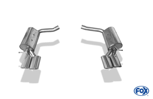 Mercedes CLS W218 Endschalldämpfer rechts/links 63,5mm - 2x115x85 Typ 32 rechts/links