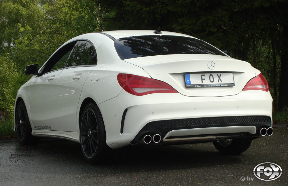 Mercedes CLA - C117/ X117 Frontantrieb Endschalldämpfer quer Ausgang rechts/links - 2x80 Typ 12 rechts/links