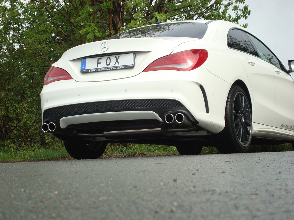 Mercedes CLA - C117/ X117 Frontantrieb Endschalldämpfer quer Ausgang rechts/links - 2x80 Typ 12 rechts/links
