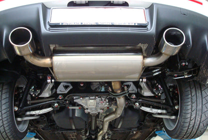 Mitsubishi Lancer Evolution X Endschalldämpfer quer Ausgang rechts/links - 1x129x106 Typ 32 rechts/links