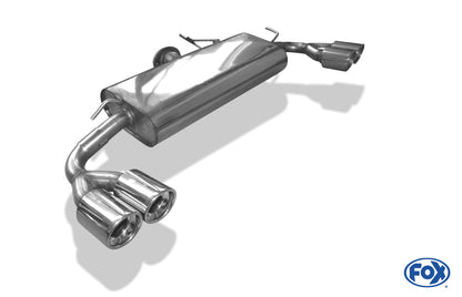 Mitsubishi Lancer CYO - Stufenheck/ Sportback Endschalldämpfer quer Ausgang rechts/links - 2x90 Typ 17 rechts/links