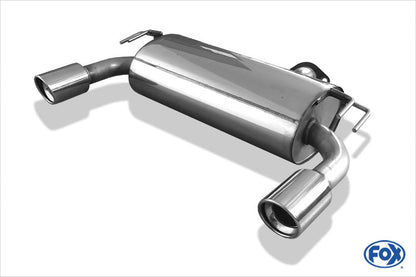 Mitsubishi Lancer Ralliart Endschalldämpfer Ausgang rechts/links - 1x100 Typ 17 rechts/links