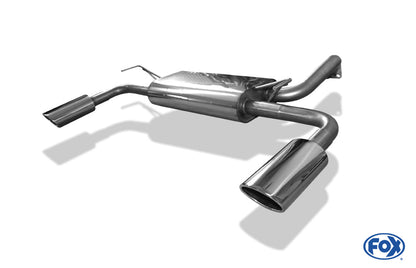 Mitsubishi Lancer CYO Stufenheck/ Sportback Benzin Endschalldämpfer quer Ausgang rechts/links - 115x85 Typ 32 rechts/links