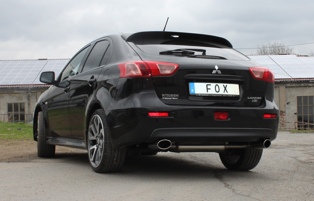 Mitsubishi Lancer CYO Stufenheck/ Sportback Diesel Endschalldämpfer quer Ausgang rechts/links - 115x85 Typ 38 rechts/links