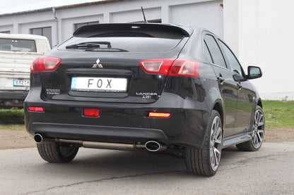 Mitsubishi Lancer CYO Stufenheck/ Sportback Diesel Endschalldämpfer quer Ausgang rechts/links - 115x85 Typ 38 rechts/links