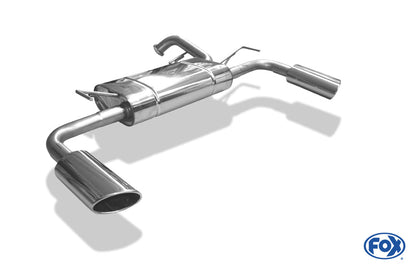 Mitsubishi Lancer CYO Stufenheck/ Sportback Diesel Endschalldämpfer quer Ausgang rechts/links - 115x85 Typ 38 rechts/links