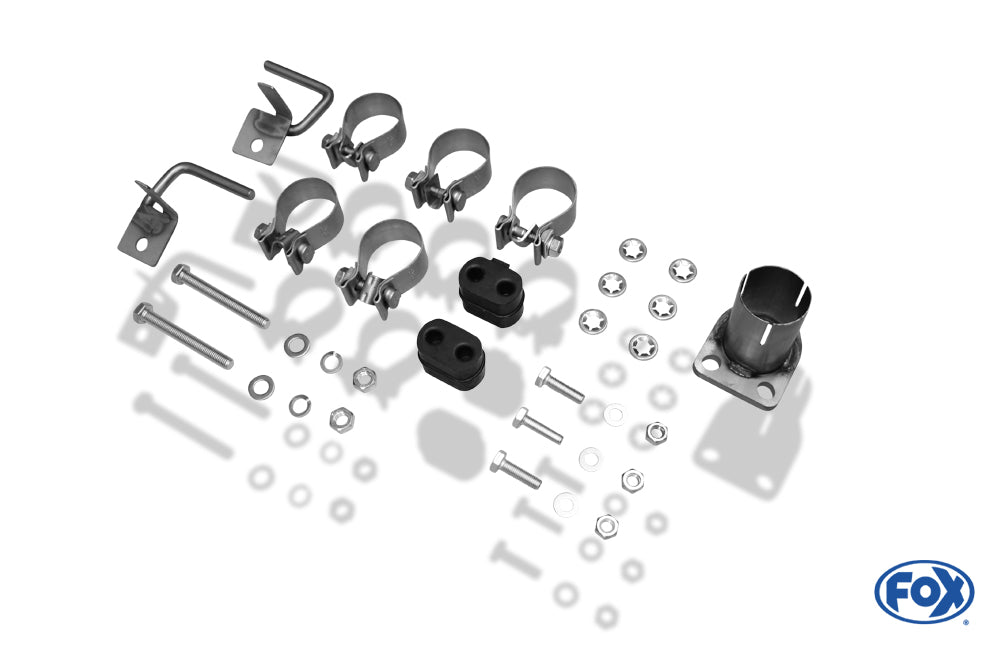 Mitsubishi Lancer CYO Stufenheck/ Sportback Benzin Endschalldämpfer quer Ausgang rechts/links - 115x85 Typ 32 rechts/links