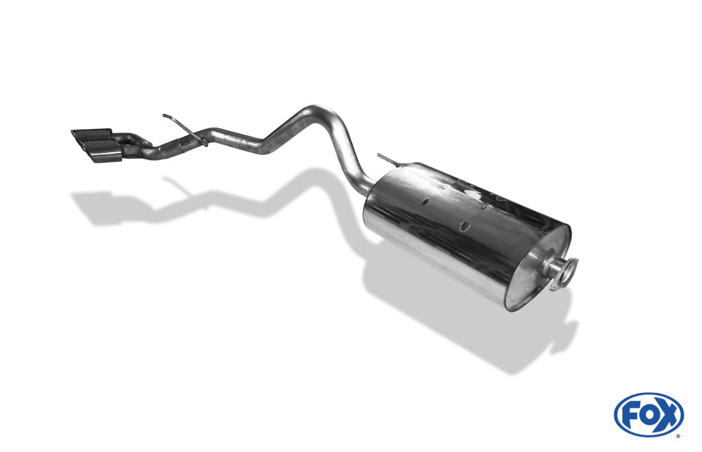 Mitsubishi L200 - K60T - mit Katalysator Endschalldämpfer Ausgang Sidepipe - 2x115x85 Typ 38 auf Beifahrerseite