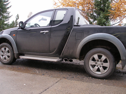 Mitsubishi L200 Typ KAOT Clubcap 2-trg. Endschalldämpfer Sidepipe - 2x115x85 Typ 38