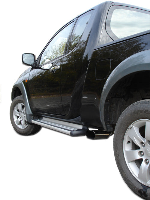 Mitsubishi L200 Typ KAOT Fourcap 4-trg. Endschalldämpfer Sidepipe - 160x80 Typ 50