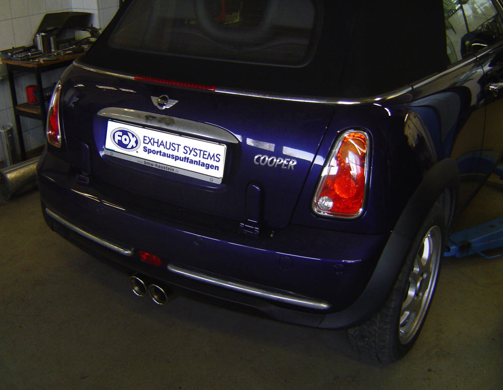Mini Cooper Cabrio R52 Endschalldämpfer Ausgang mittig - 2x76 Typ 13
