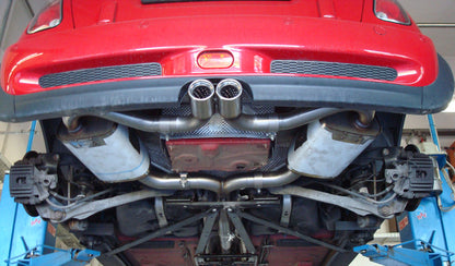 Mini Cooper S Cabrio R52 Endschalldämpfer rechts/links Ausgang mittig - 2x76 Typ 13