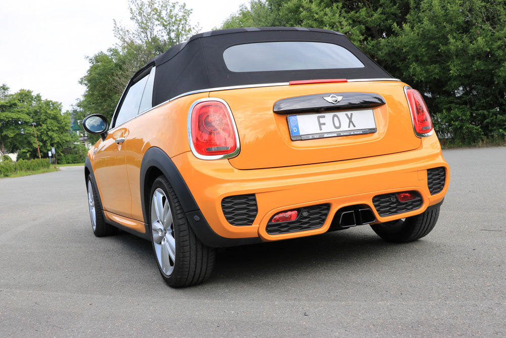 Mini Cooper S - F57 Endschalldämpfer Ausgang mittig - 2x95x78 Typ 68 Schwarz