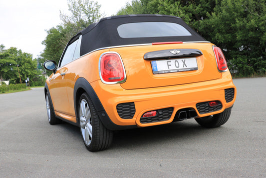Mini Cooper S - F57 Endschalldämpfer Ausgang mittig - 2x95x78 Typ 68 Schwarz