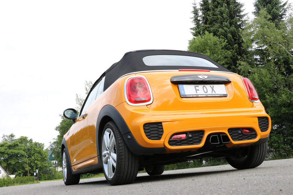 Mini Cooper S - F57 Endschalldämpfer Ausgang mittig - 2x95x78 Typ 68 Schwarz