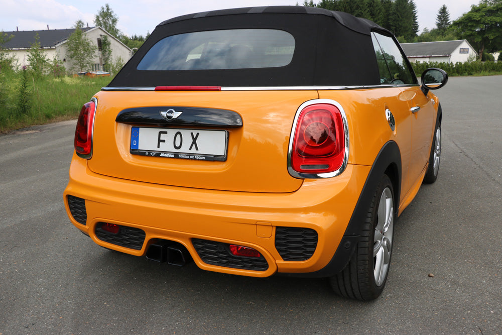 Mini Cooper S - F57 Endschalldämpfer Ausgang mittig - 2x95x78 Typ 68 Schwarz