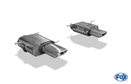 Maserati 3200GT Endschalldämpfer rechts/links - 150x70 Typ 53 rechts/links