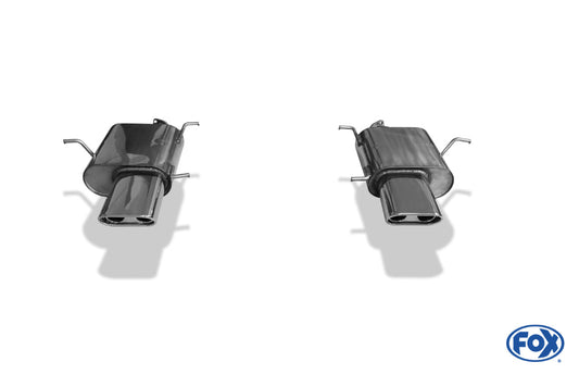 Maserati 3200GT Endschalldämpfer rechts/links - 150x70 Typ 53 rechts/links