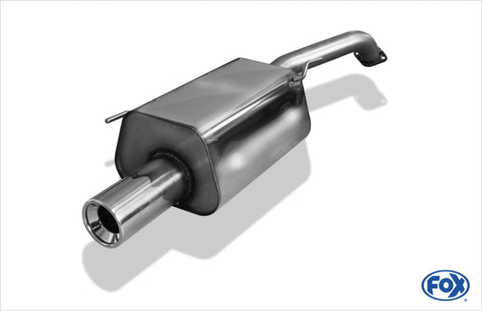 Nissan Micra K12 für Modelle mit Flansch Endschalldämpfer - 1x90 Typ 13